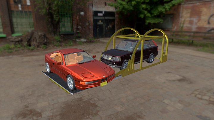 Car Stacker Concept Model 3D Model