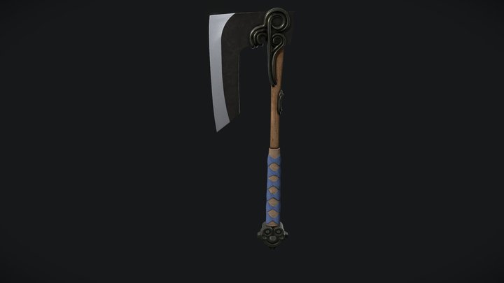 Throwing Axe 3D Model