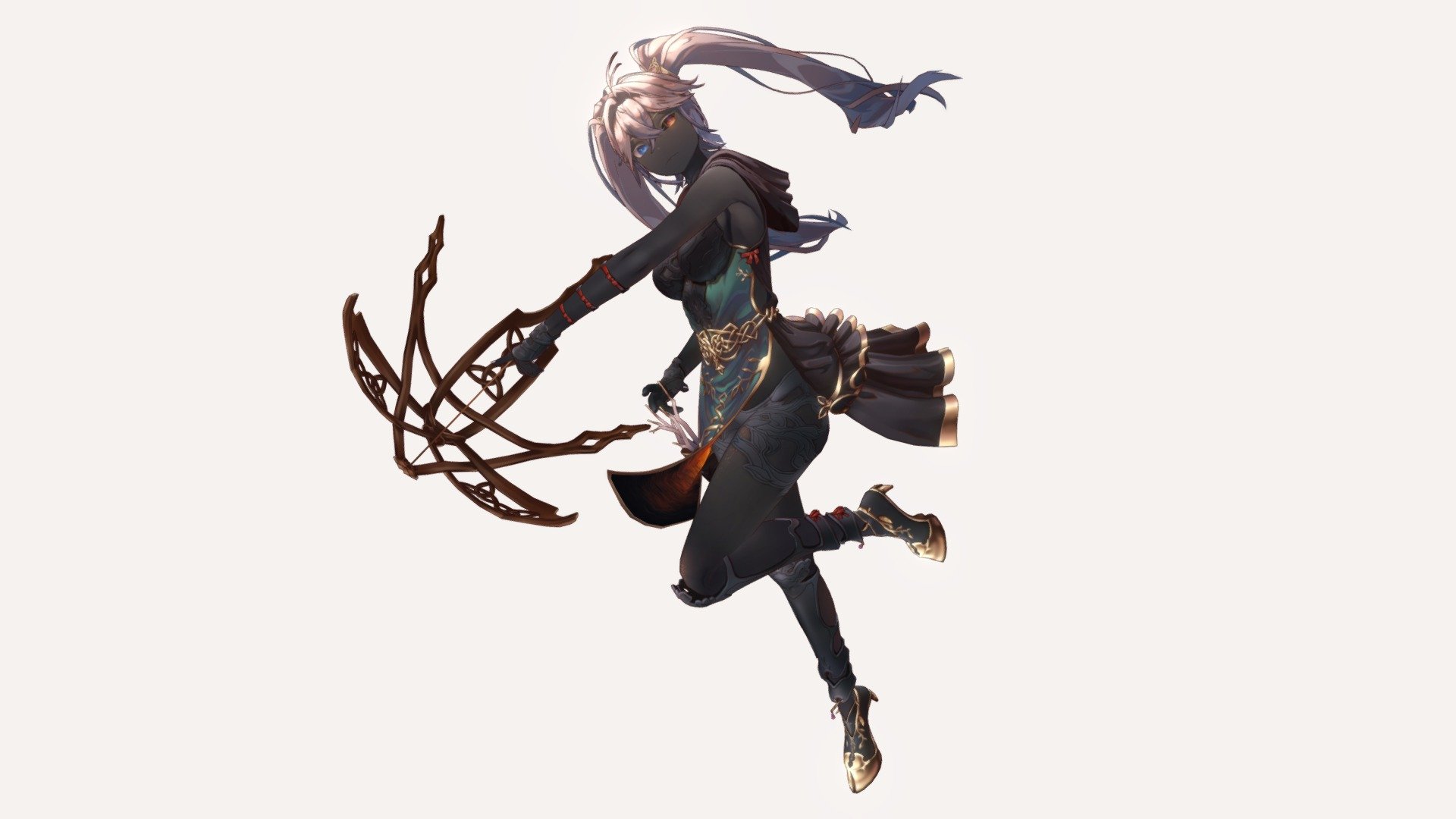 The Archer - Original Avatar for VRChat - 3D model by Usaho3go [41644c9 ...