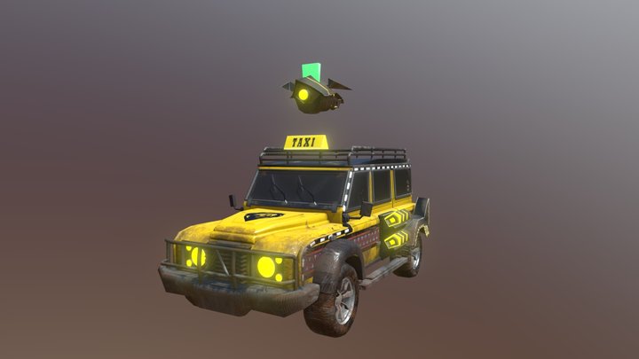 MBeaudoin_Taxi_Africaland 3D Model