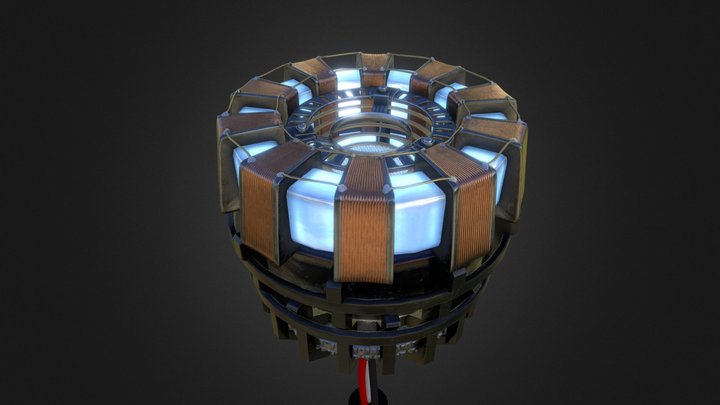 Arc Reactor Mk 1 ( Iron man ) 3D Model
