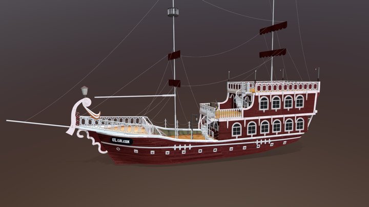 Galeón Antofagasta - Versión 3 3D Model