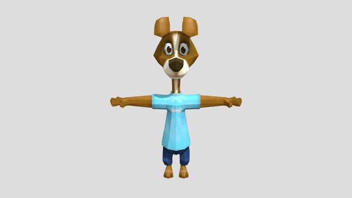 Dog FBX – Gratis 3D-model STL