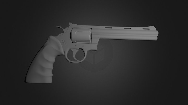 Colt Python 3D Model