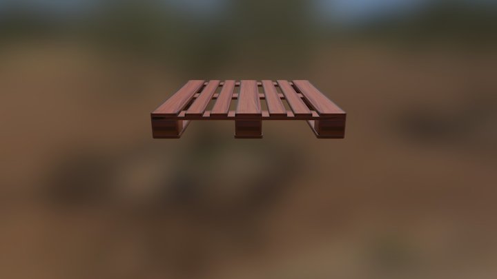 wood pallet 2 3D Model