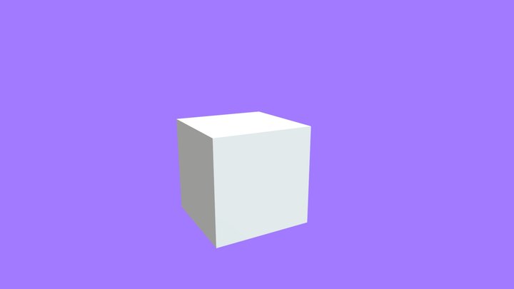 Cube Bot (Animated) 3D Model