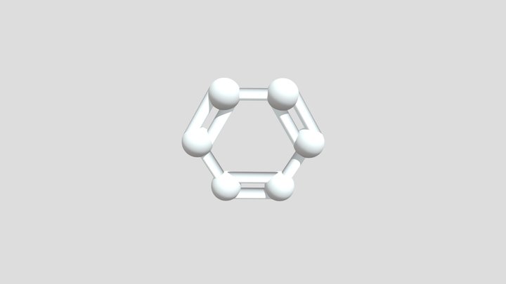 benzena tidak dengan H 3D Model