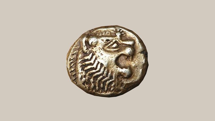древняя монета 5 3D Model
