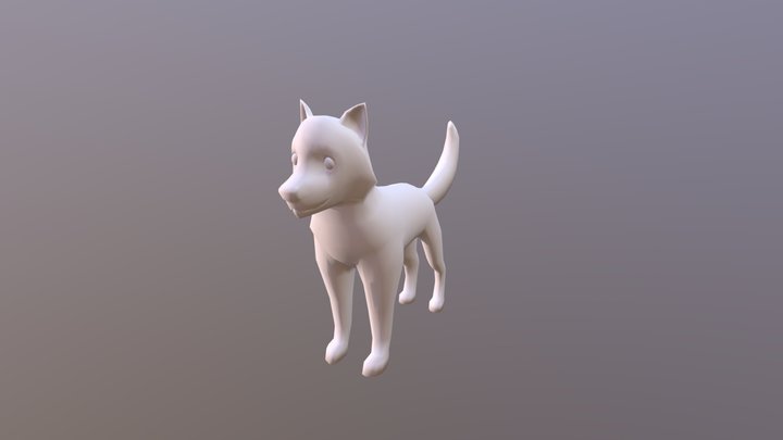 Husky puppy 3D Model