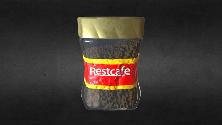 Coffee Powder Jar 3D Model