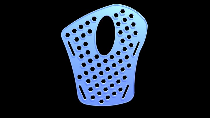 Férula 3D Plana MVP 1 3D Model