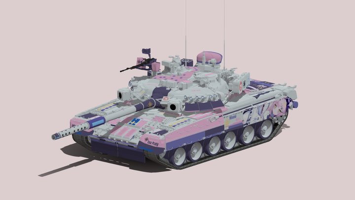 T-80UK Misono Mika 3D Model