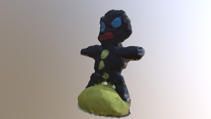 AJ Ginger Bread Man Cleaned 3D Model