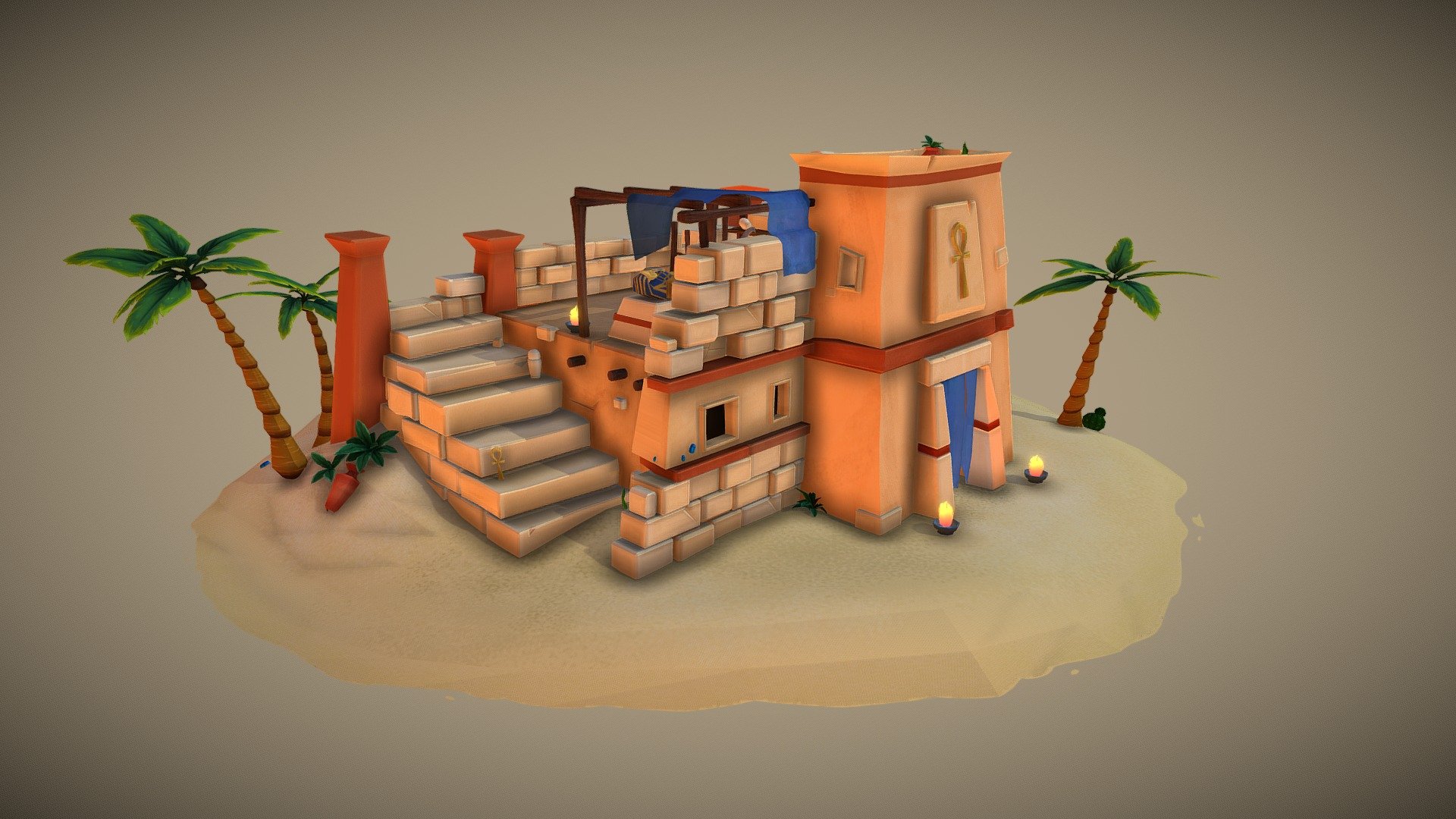 Egyptian Embalmer house