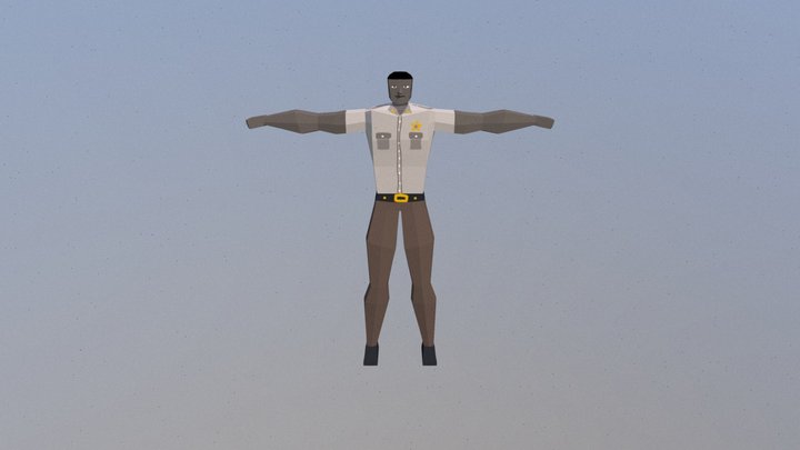 Police 1 3D Model