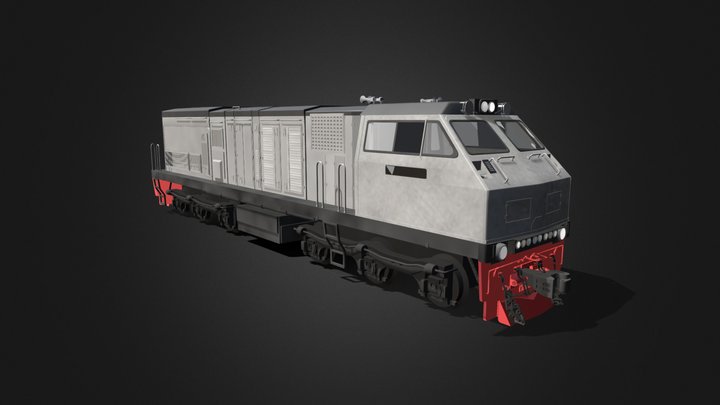 Locomotive - GE U20C - CC 203 3D Model