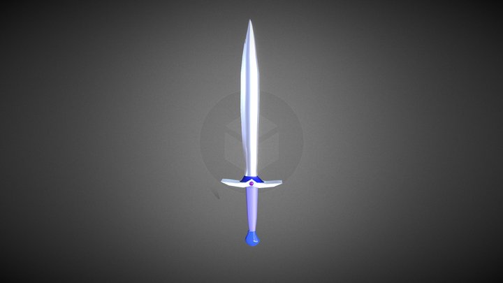 elven sword 3D Model