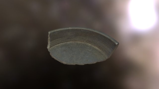 Roman greyware pottery 3D Model