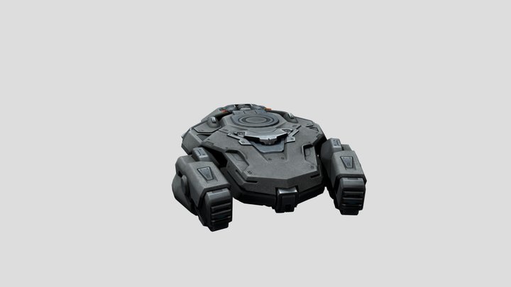 Tanki Online paladin hull standard 3D Model
