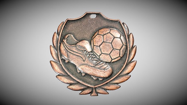Football Medal2 - PhotoCatch – Free 3D Model STL