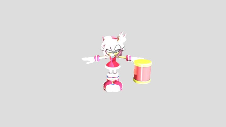 NEW Amy Rose Jc Thornton 3d Model 3D Model