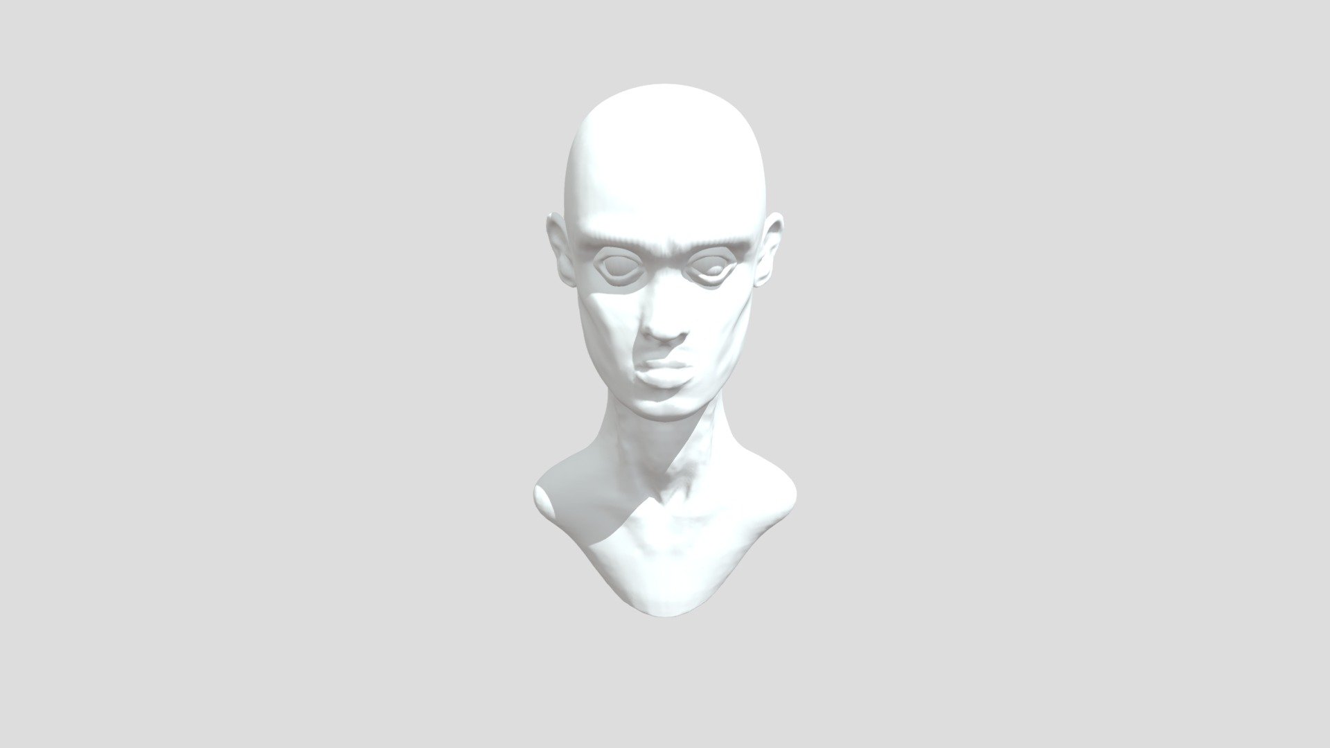 Female head sculpt