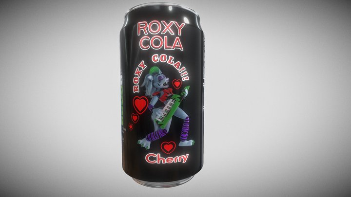 (Roxanne wolf) Roxy Cola (by Cyberwolf) 3D Model