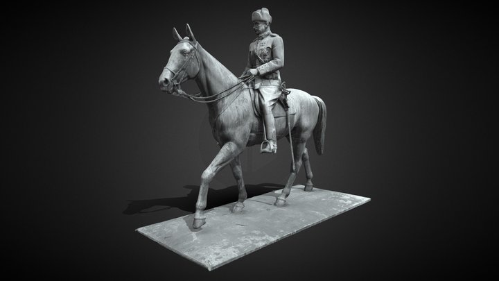 Mannerheimin ratsastajapatsas 3D Model
