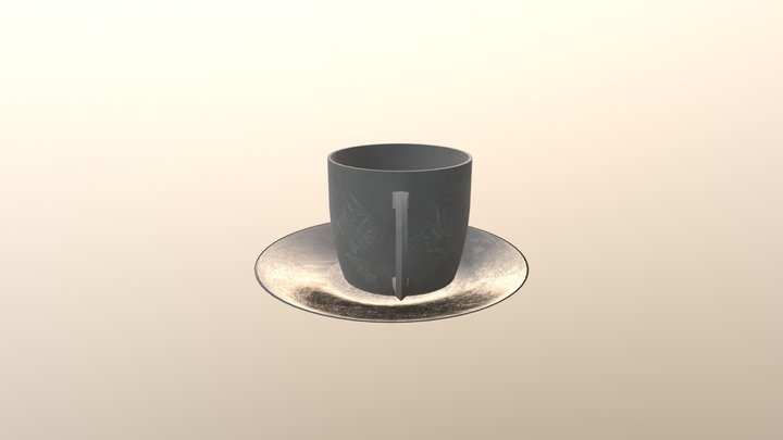 Cup and Saucer 3D Model