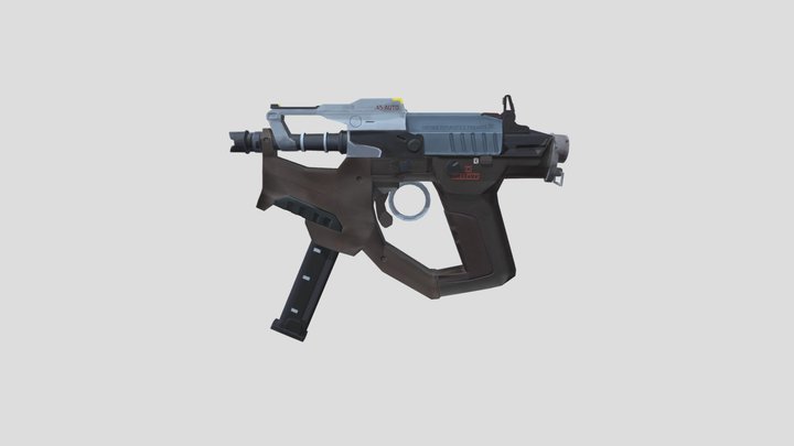 SMG .45 AUTO 3D Model