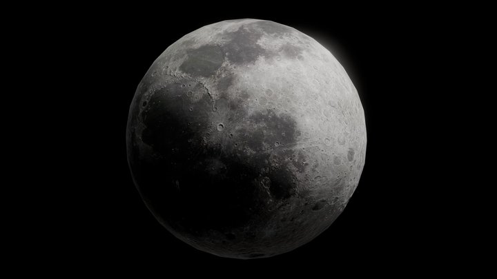 Moon Planet – Gratis 3D-model STL