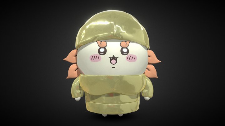 シーサー ちいかわ Shisa Chiikawa - Download Free 3D model by