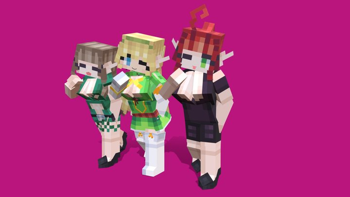 Three Elf Tobrut XD 3D Model