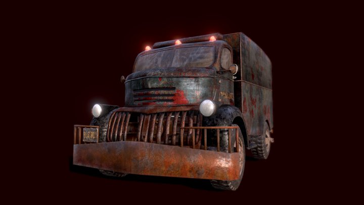 Creeper's Truck 3D Model