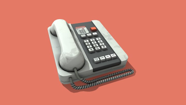 Office Phone 3D Model