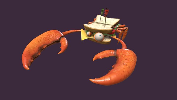 Crab Sandwich from Psychonauts - ITROR 3D Model