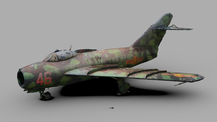 Mig 17 (Raw Scan) – Gratis 3D-model STL