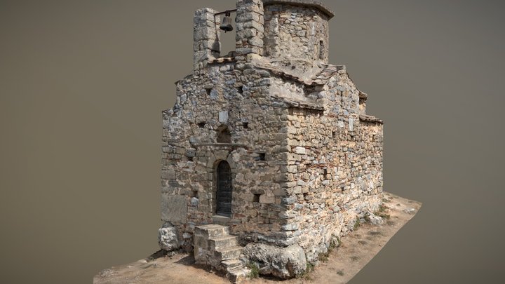 Byzantine Church of Agios Nikolaos, Exohori 3D Model