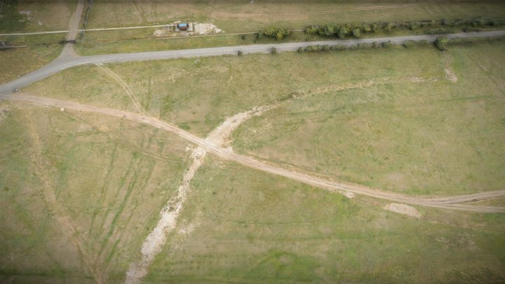 Grassland, country road and track – Modello 3D gratuito STL