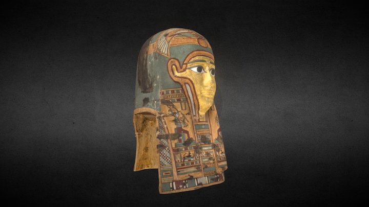Egyptian Funeral Mask 3D Model