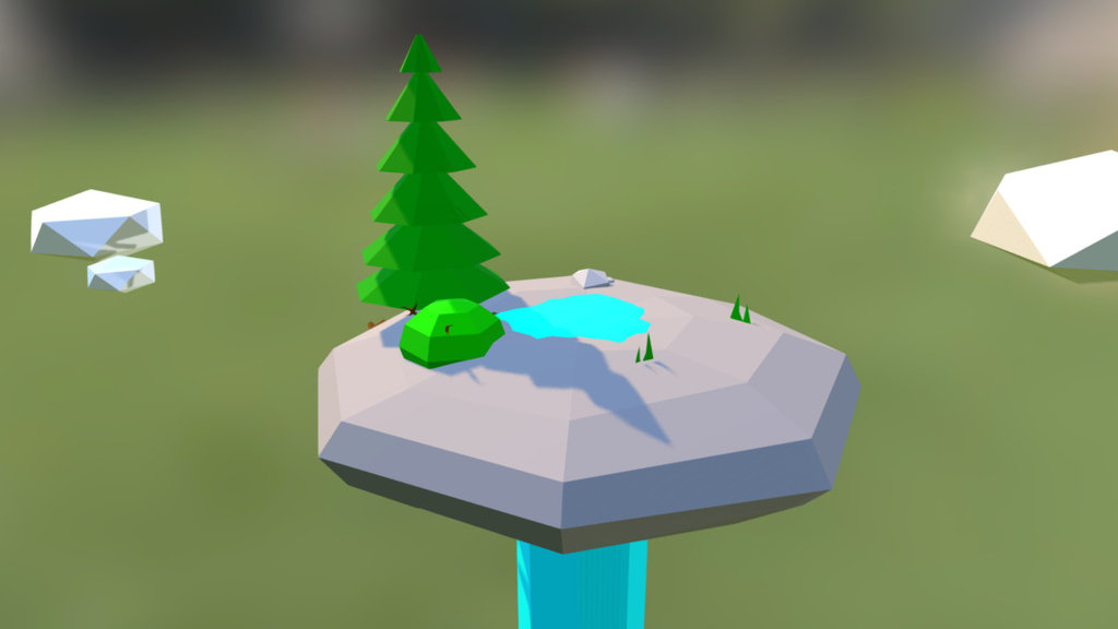 Lowpoly island