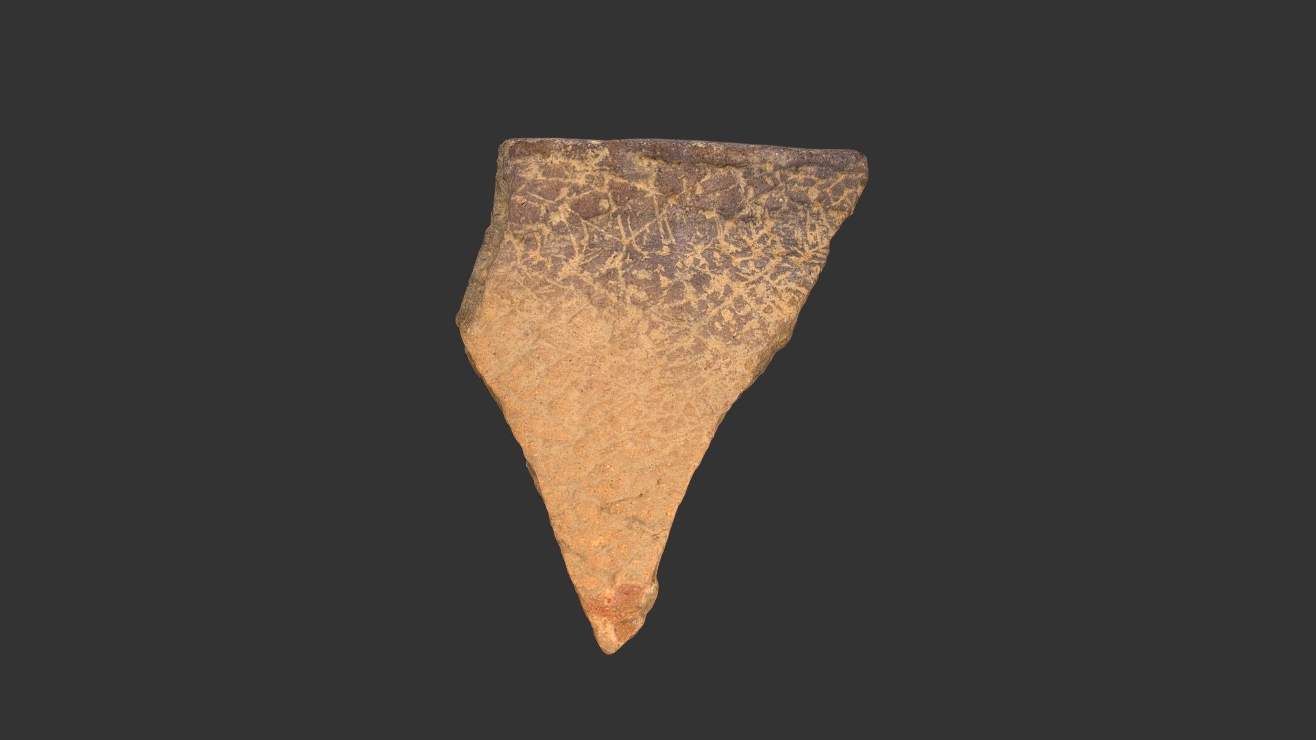Haw River Net Impressed Jar Rim (2351p2711)