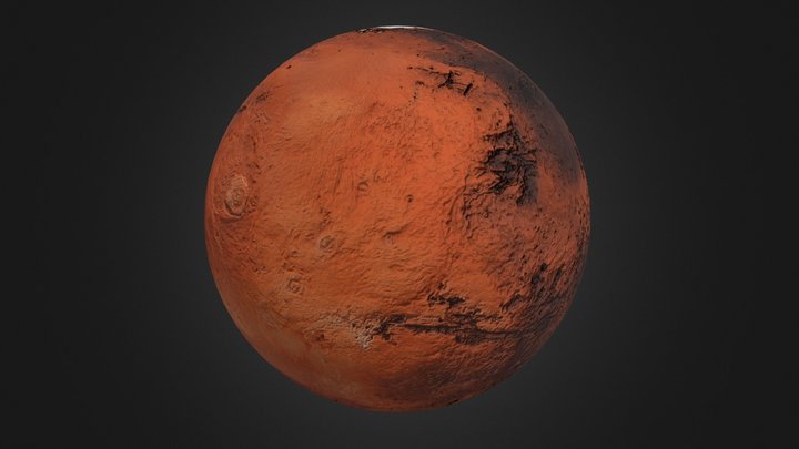 Mars solar system planet #05 3D Model