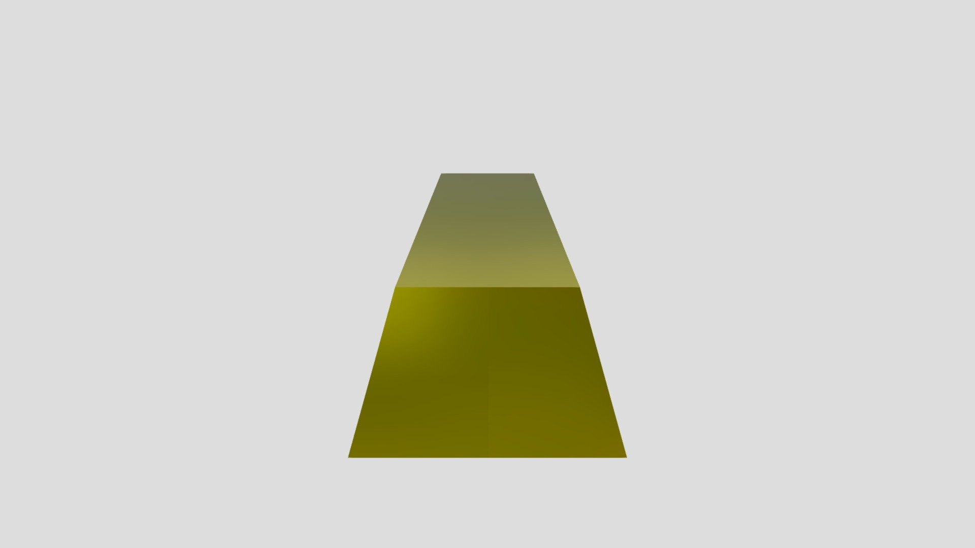 Low Poly Gold Bar
