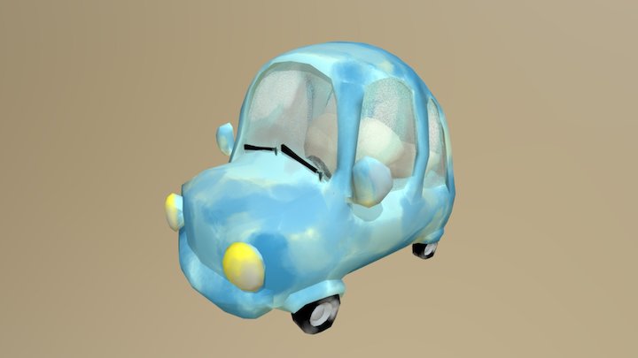 Dr. Seuss' Car 3D Model