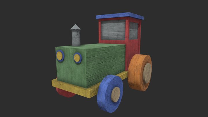 Wood Tractor – Modello 3D gratuito STL