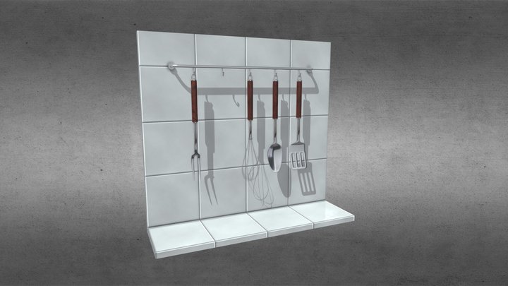 Kitchen Tools 3D Model