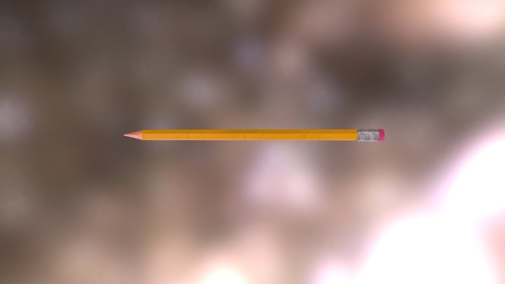 Pencil Follow Along 3D Model