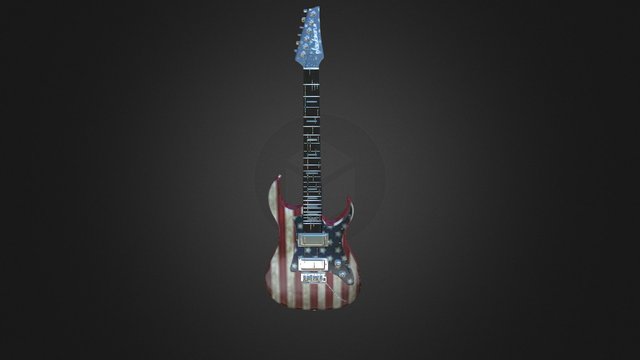 Guitar 3D Model