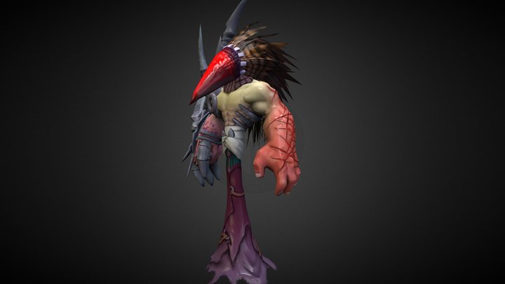 Outcast Necromancer 3D Model